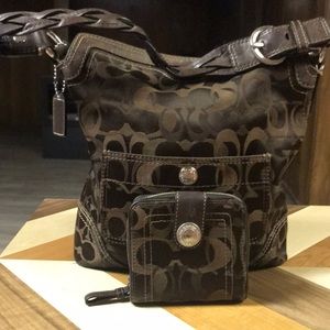 Coach purse and wallet
